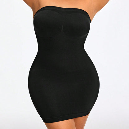 Strapless Full Body Shapewear Bodysuit Lift Tummy Waist Control