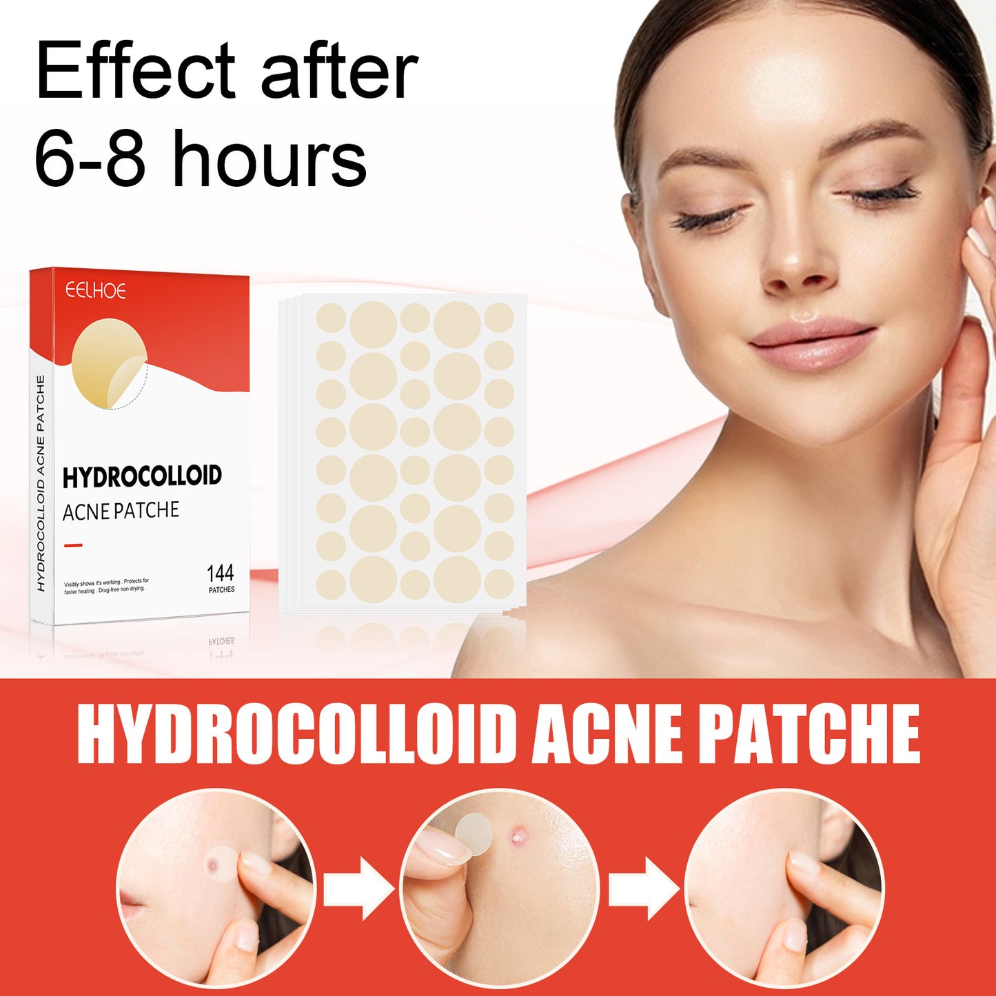 Hydrocolloid Invisible Acne Healing Patch