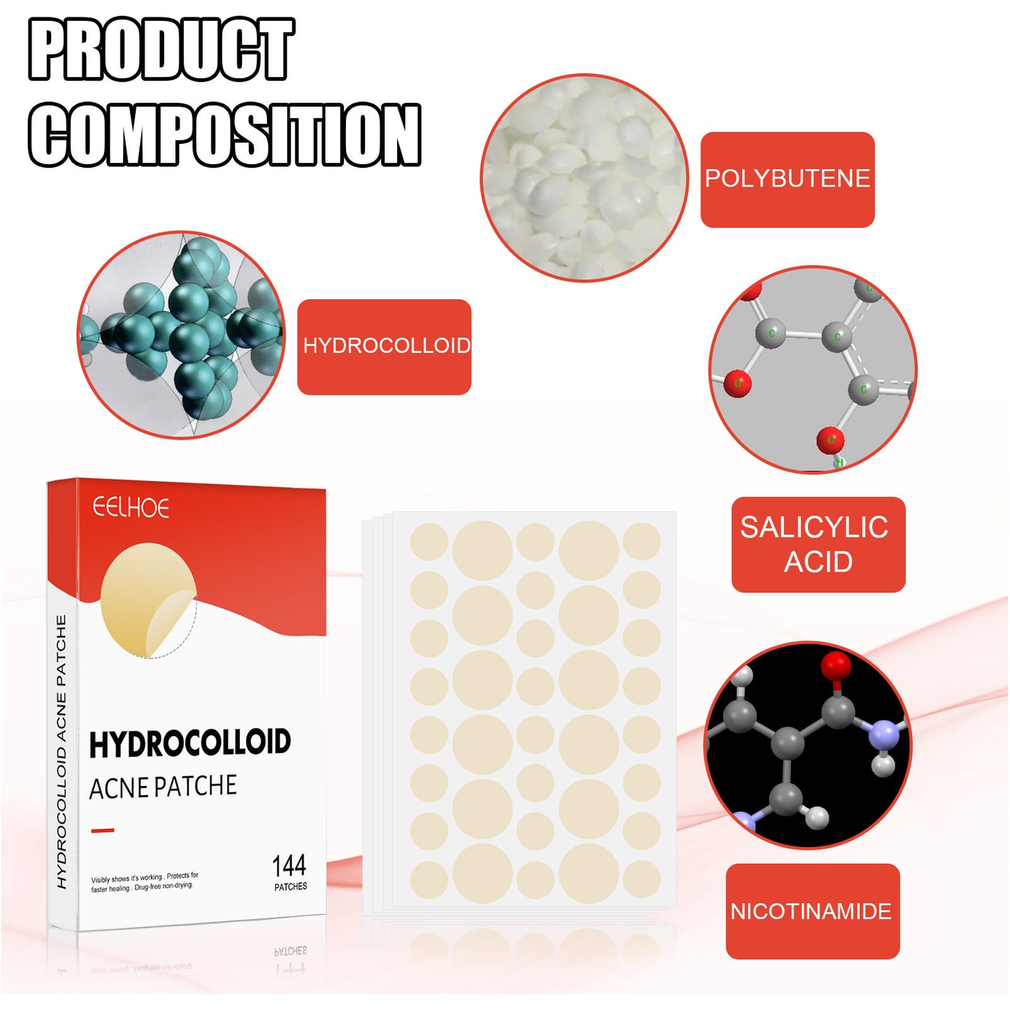 Hydrocolloid Invisible Acne Healing Patch