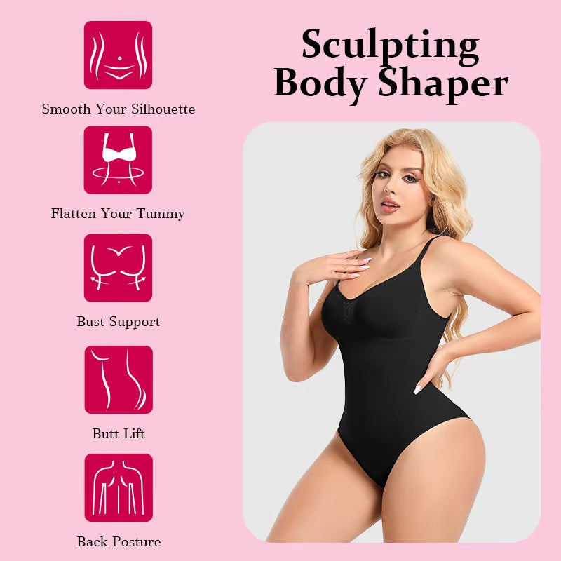 Seamless Shapewear Bodysuit Slim Plus Size Faha Sculpt Body Shaper For Women
