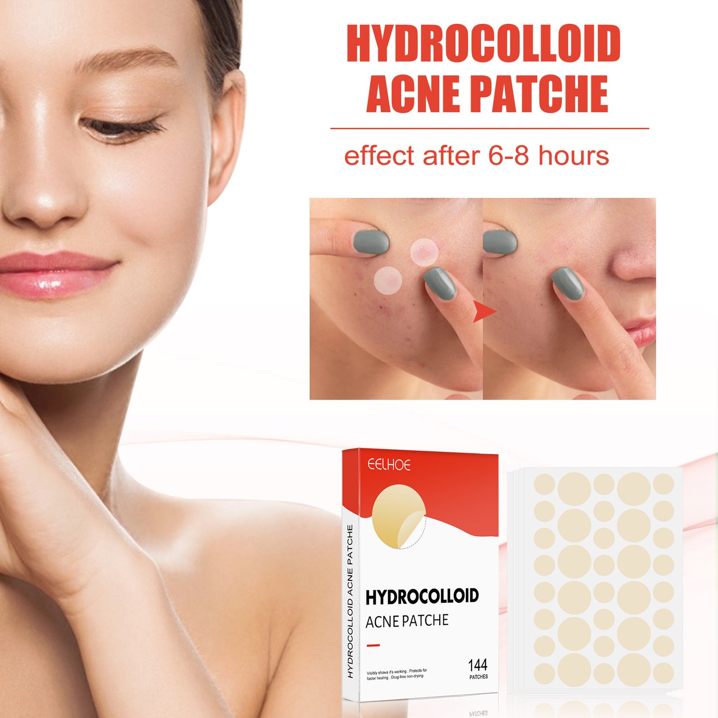 Hydrocolloid Invisible Acne Healing Patch